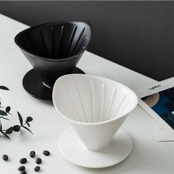 

coffee filters v60 simple style ceramic filter heat-resistant meguro handmade pot set household cup tableware