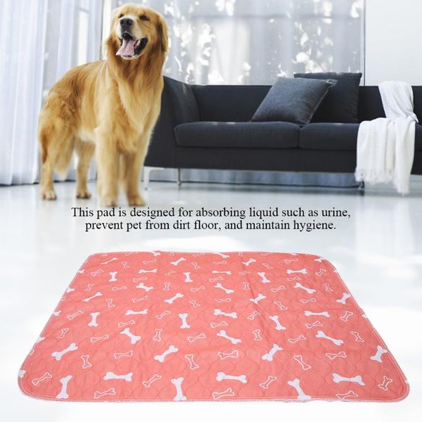 

kennels & pens pet dog pee pad three-layer waterproof pvc cute pattern water absorption cat urine reusable washable mattress cushion
