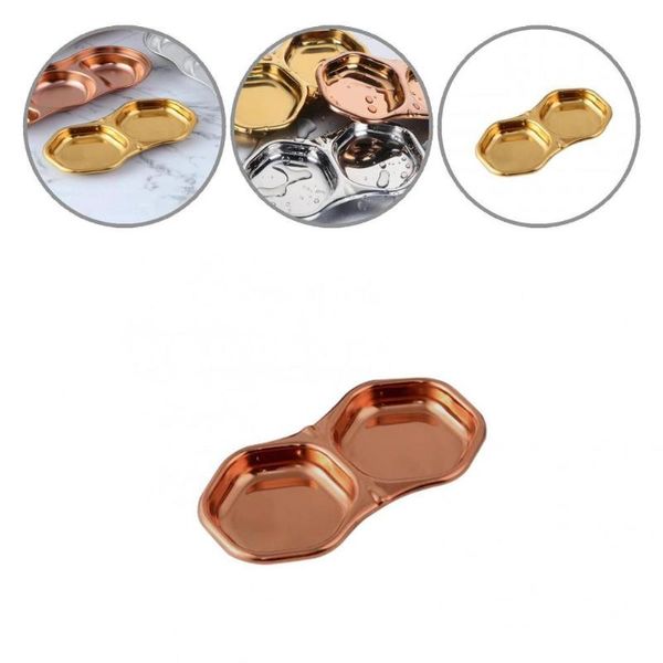 

dishes & plates corrosion resistant 5 colors portable hexagon seasoning dish for el