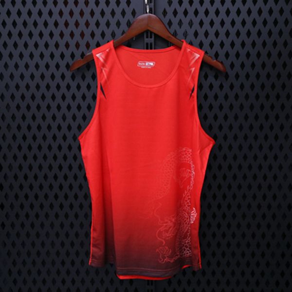 J03-4 Одежда для бега Трикотажные изделия Тренажерный зал Без рукавов Легкая атлетика Рубашка марафон Slim Tank Sport Vest T