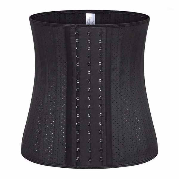 

bustiers & corsets women's breathable elastic waist trainer latex shapewear firm tummy control 25 steel boned corset size xxs-3xl, Black;white