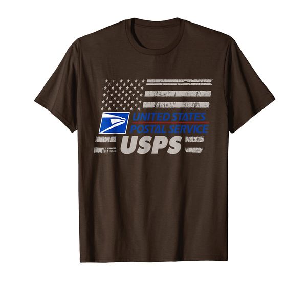 

us postal service t-shirt postal workers gift t-shirt, White;black