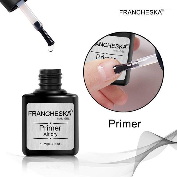

francheska 10ml primer nail fast air dry art acrylic no-acid base dehydrator nails bonder liquid tslm11, Red;pink