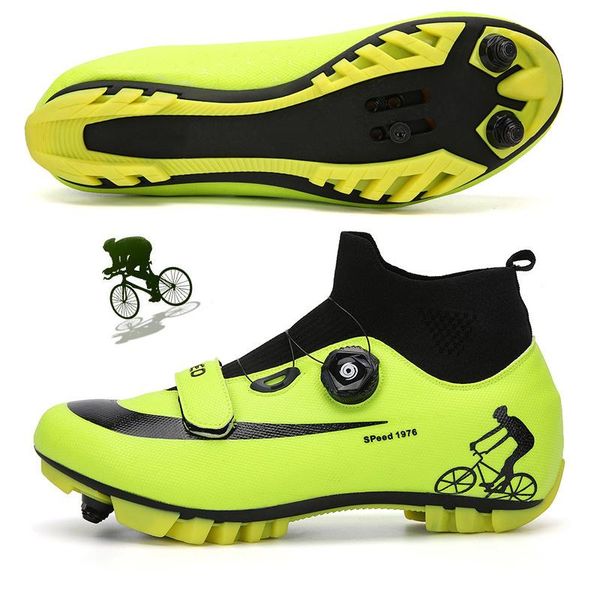 

cycling shoes men professional outdoor bicycle self-locking road bike zapatillas de ciclismo sneakers footwear, Black