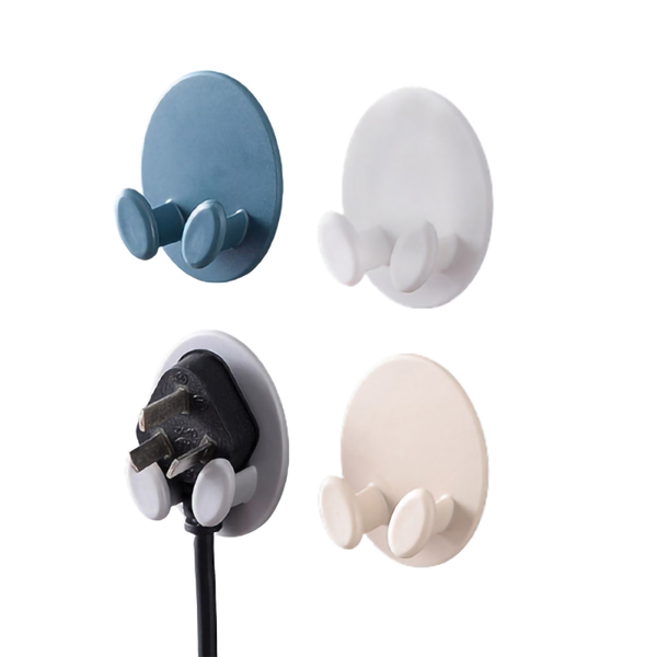 

cell phone mounts & holders 2pcs wall charger hook stickable bracket mobile holder universal cellphone hanging stand hooks