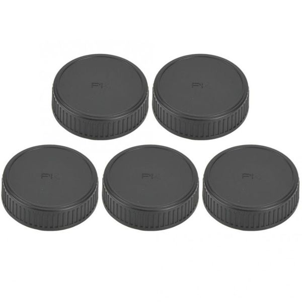 

lens caps plastic rear cap protective cover fits for pentax pk mount slr camera 5pcs
