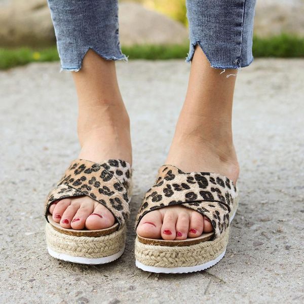 

slippers women's shoes fashion casual thick-bottom slides sandals platform beach pantunflas para mujer chaussons pour femme, Black