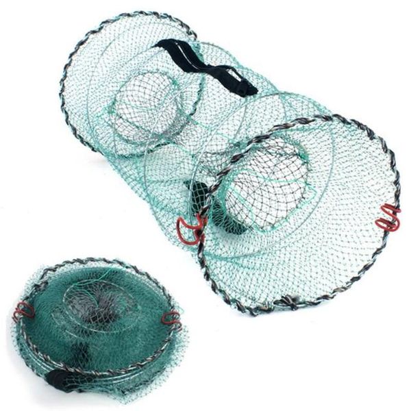 

folding fish trap | fishing net foldable cast bait for lake shrimp small crayfish 2021 accessories