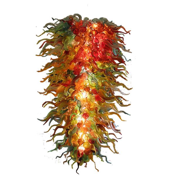 

contemporary pendant lamp colorful led chandeliers lights indoor lighting lamp 60*120cm fixtures for living room bedroom duplex building art