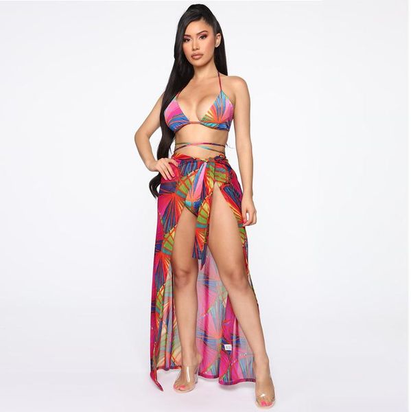 

women's swimwear 2021 suspenders was thin printed two-piece swimsuit mantillas bikini high waisted brazilian, White;black