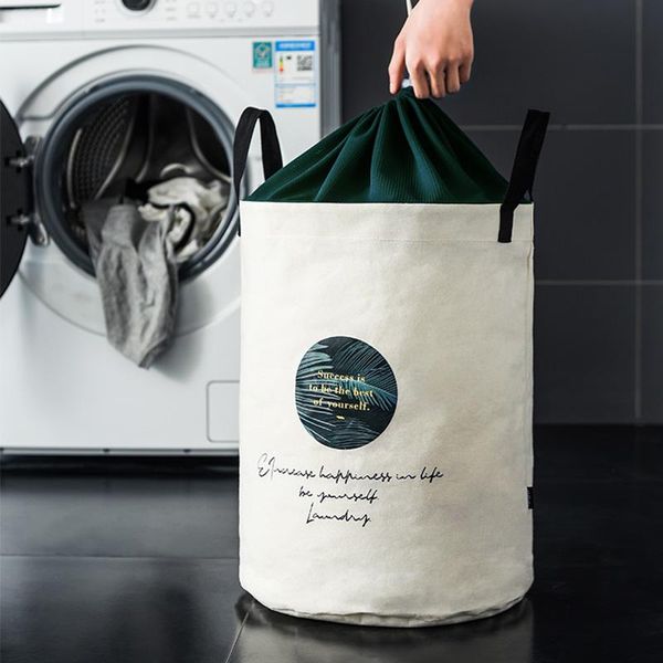 

storage baskets foldable laundry basket dirty clothes toys pumping net with lid barrel bag large capacity hamper