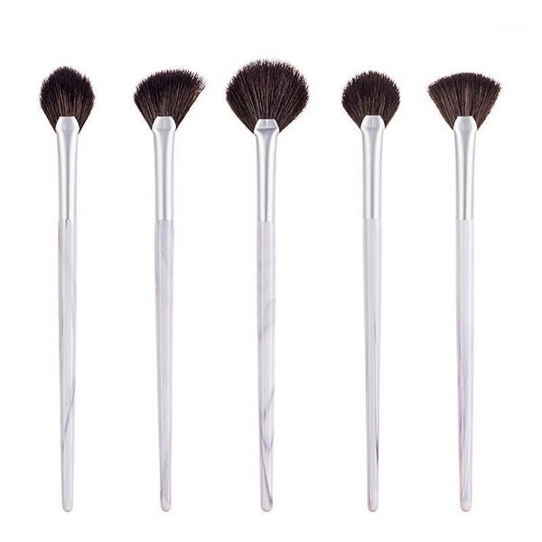 

marble fan loose powder make up brushes for add shadows to the contour stand out face makeup brush tools cosmetics brushes1