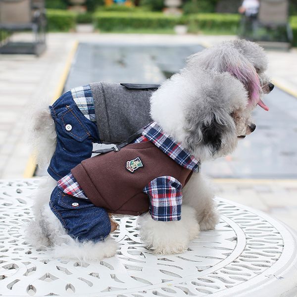 

pet clothing autumn winter dog sweater teddy