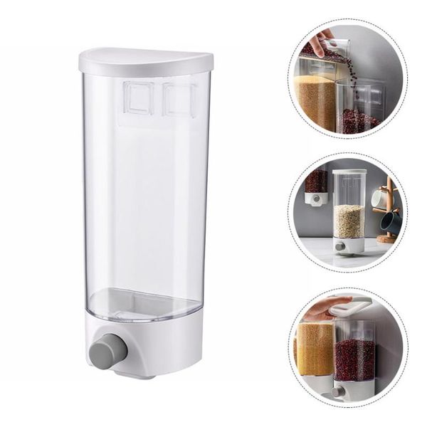 

pc wall mounted storage jar transparent coarse cereal container bottles & jars