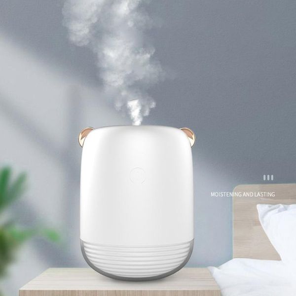 

decorative objects & figurines 280ml portable mini air humidifier usb ultrasonic aroma essential oil diffuser colorful lights home office mu