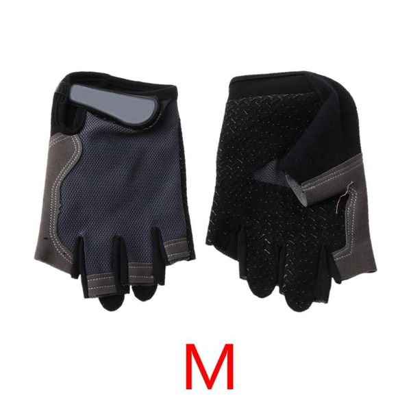 

silicone cycling gloves mtb road riding anti-slip anti-sweat half finger, Black