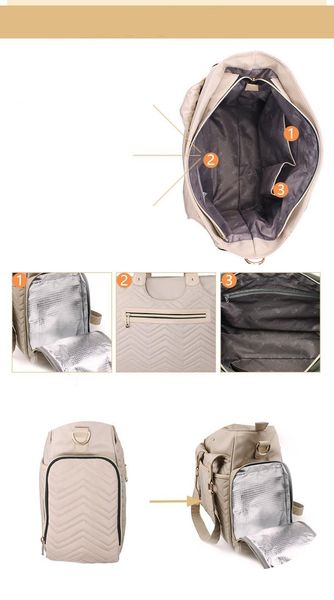 

diaper bags colorland polyester large capacity shoulder waterproof nappy changing bag baby stroller for maternity mom