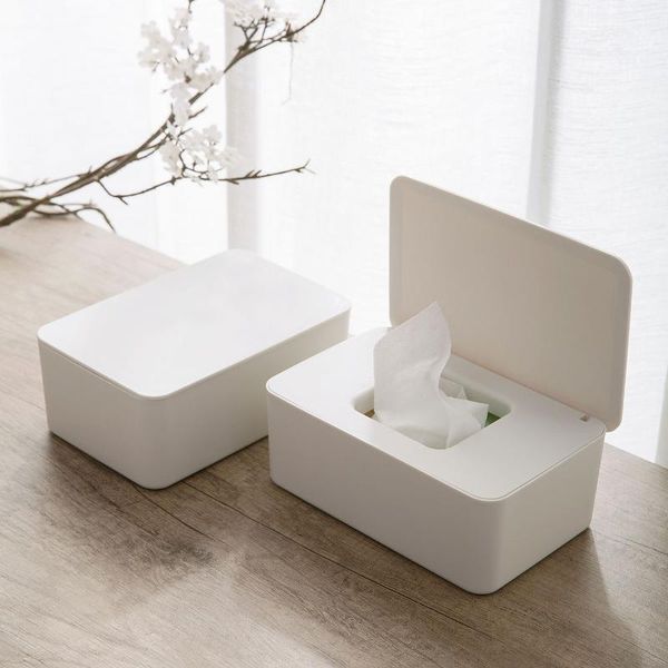 

tissue boxes & napkins dry wet paper case with cover antiseptic wipes holder baby care cotton towel napkin storage box