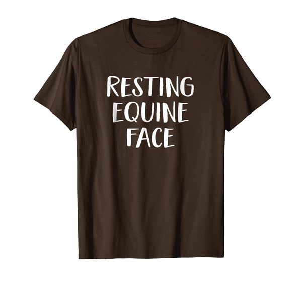 

funny horse farmer tshirt resting equine face farming gift, White;black