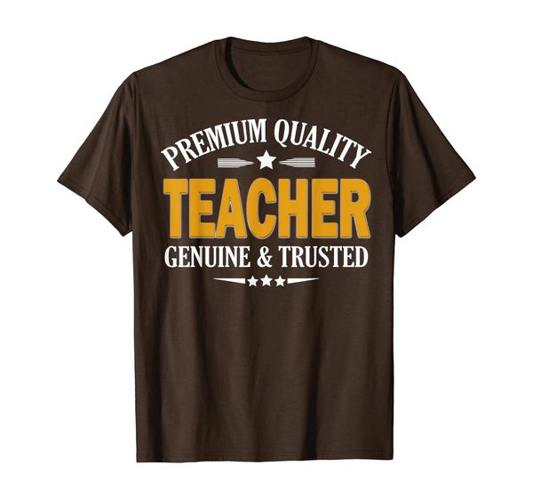 

women premium quality teacher genuine and trusted t-shirt, White;black
