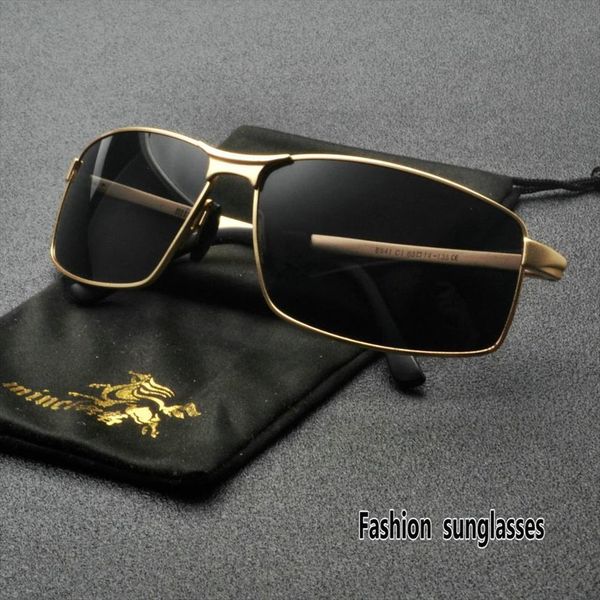 

Classic Polarized Sunglasses Men Women Brand Design Driving Square Frame Sun Glasses Male Goggle Uv400 Fml, White;black