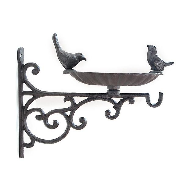 

european style cast iron garden decor vintage metal bird feeder with hooks other supplies