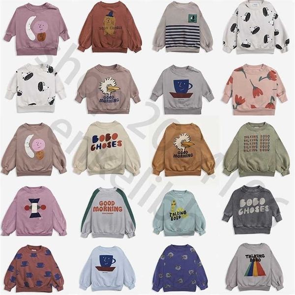 EnkeliBB Bambini BC Vestiti di marca Autunno Felpa a maniche lunghe Kid Boy Girl Tops Cute Cartoon Jumpers For Toddler Trends Kids 211110