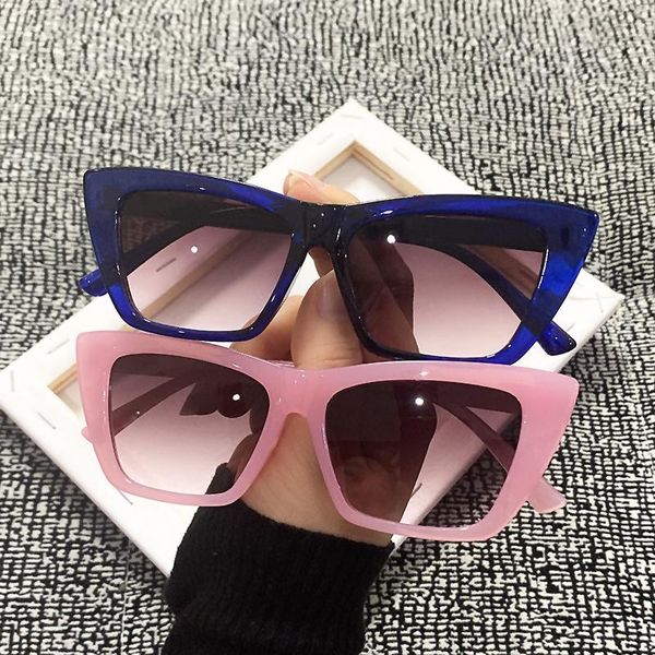 

sunglasses women rectangle vintage glasses leopard brand designer eyeglass female cat eye, White;black