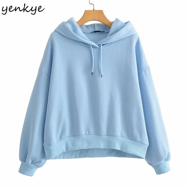 

women hoodie sweatshirt vintage oversize warm female hoodies long sleeve casual pullover fashion winter sudadera 210514, Black