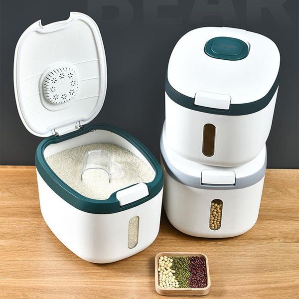 

storage bottles & jars rice box container insect-proof moisture-proof grain pet dog food household kitchen supplies