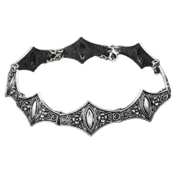 

chokers hesiod antique silver plated short necklaces vintage metal charm clavicle necklace for women retro & pendants, Golden;silver