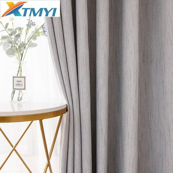 

curtain & drapes modern blackout curtains for living room bedroom window treatment blinds finished solid color