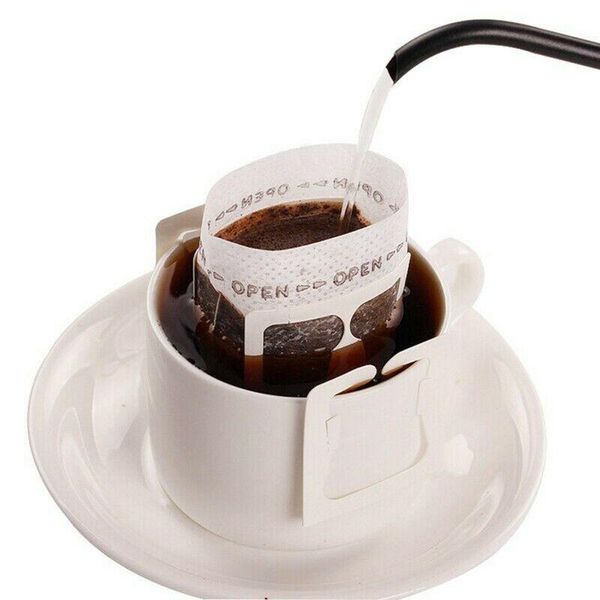 

coffee filters faroot 50pcs single serve disposable hanging ear drip filter bags pour over maker fliters