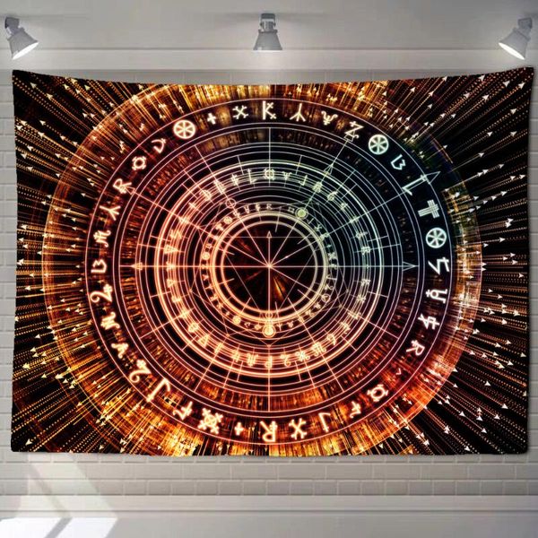 

tapestries wall tapestry mysticism, divination, astrology and spirituality bohemian hippie background sofa cushion