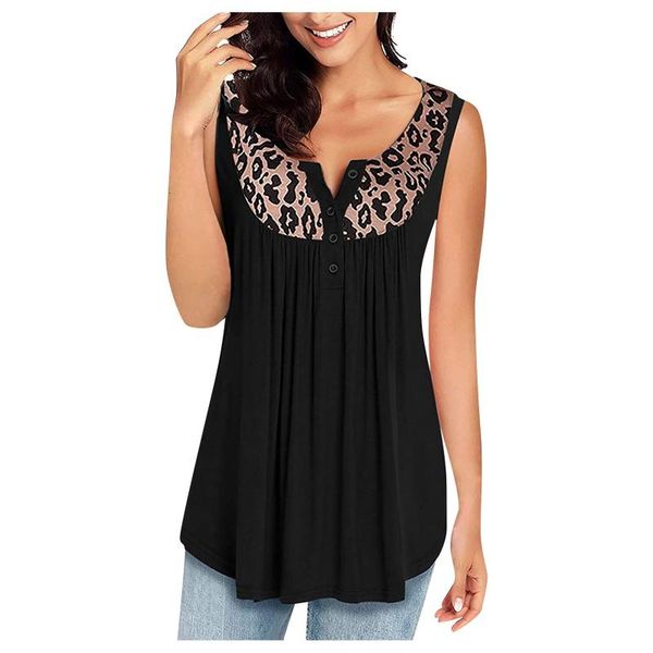 

women's blouses & shirts black for ladies plus size clothes femme fashion casual v-neck cross strap sleeveless loose tank, White