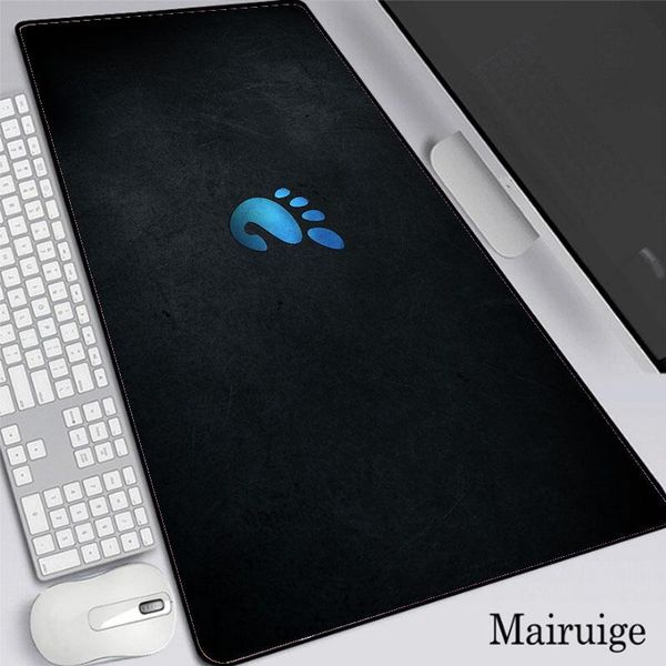 

mouse pads & wrist rests 40*90cm black minimalist style gaming computer large pad gamer locking edge keyboard xxl deskmat pc micemats