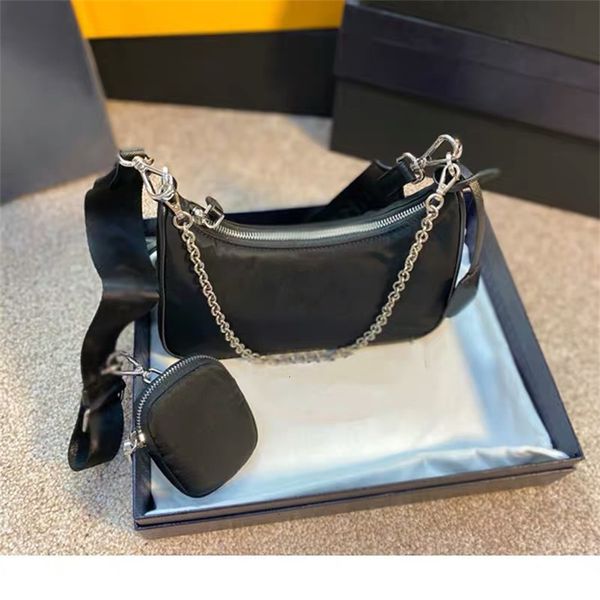 

nylon superior quality 7 colors 2005 three piece set women bag style casual hand fashion female messenger shoulder bags ladies cross