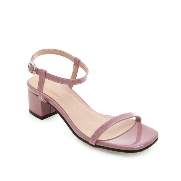 

summer buckle belt air with square head wild sandals 28-52, Black