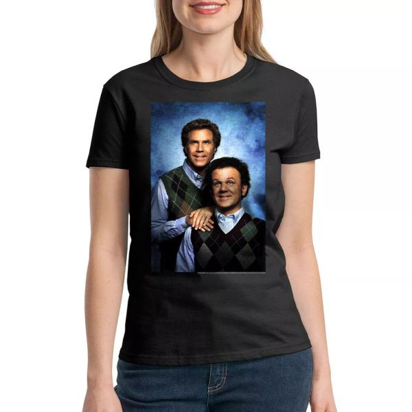 

step brothers poster women's black t-shirt new sizes s-2xl, White;black
