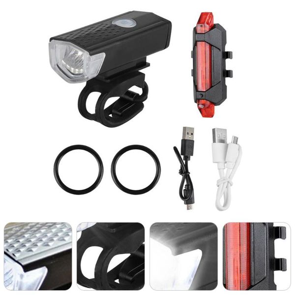 

bike lights 1 set front and rear light for mountain road scooter
