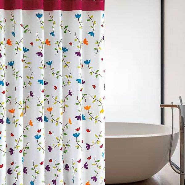 

shower curtains bathroom mold orchid bath curtain for home 120*180cm waterproof plant pattern