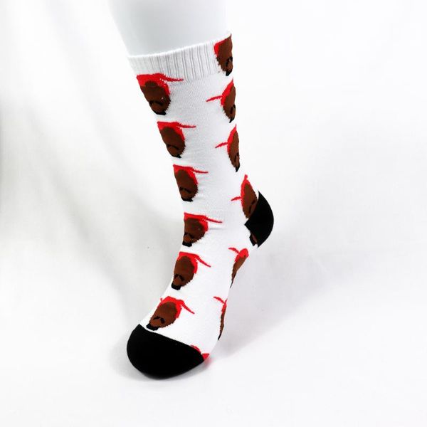 

men's socks hip hop tupac amaru shakur lcon great rapper, Black
