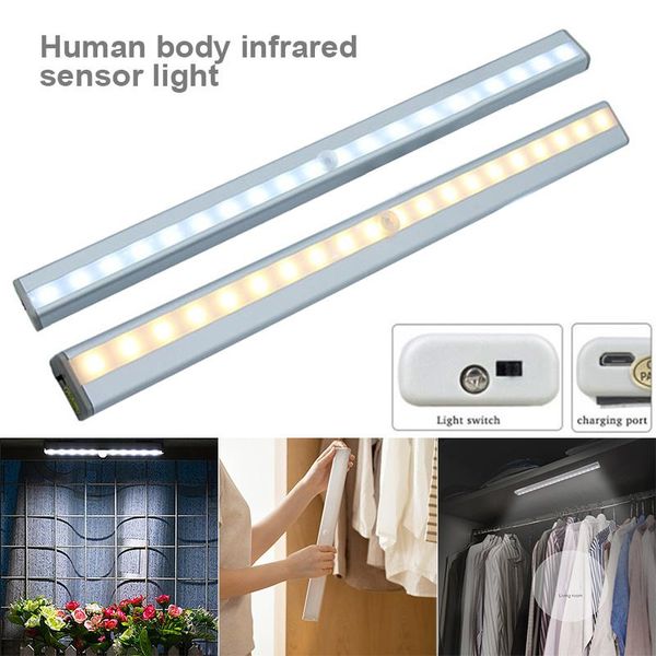 

cabinet lights motion sensor night light with magnetic strip ju8
