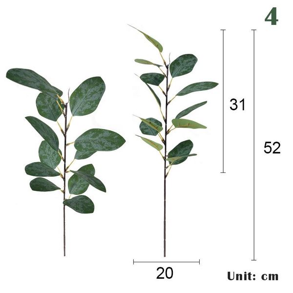 

artificial branch with leaves faux dried eucalyptus willow garland branches stems fake greenery decor yg decorative flowers & wreaths