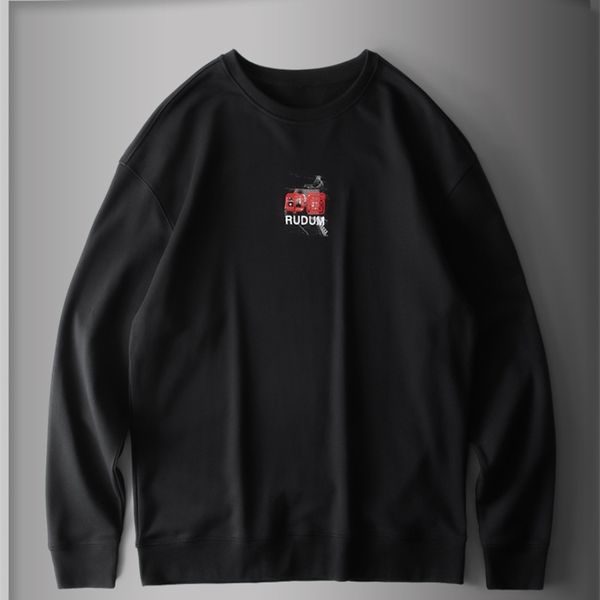 

autumn products chinese style embroidery fashion men's cotton shirt loose pullover  model lt-27.99 210813, Black