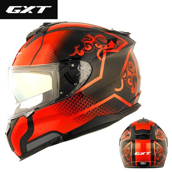 

motorcycle helmets gxt-601 helmet, dual lens racing suv approved helmet