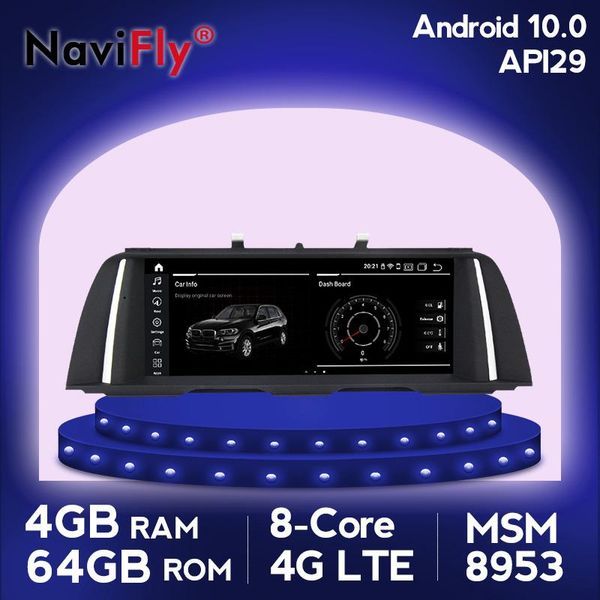 

european warehouse 8core android 10 car dvd for 5 series f10 f11 2010-2021 cic nbt gps navigation multimedia radio player