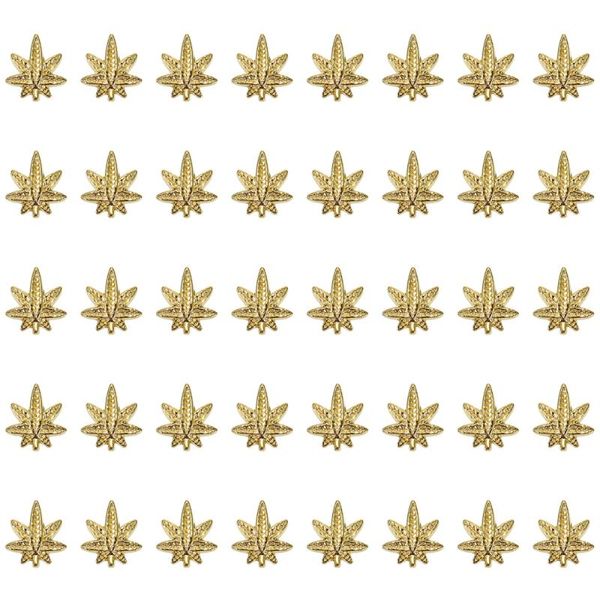 

nail art decorations 100pcs charms shape metal manicure for diy craft, Silver;gold
