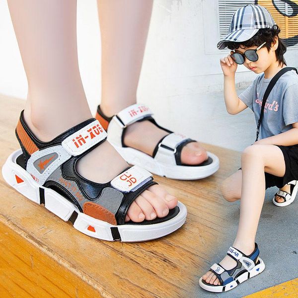 

sandals boys' fashion in summer, Black;red