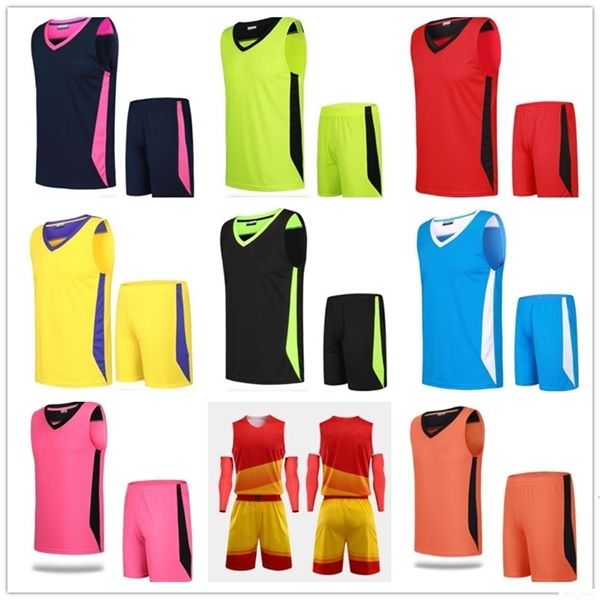 

customize any name any number man women girl youth kids boys basketball jerseys sport shirts as the pictures you offer zz0254, Black;red